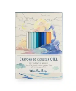 12 Matite colorate + Carte Il Cielo Esploratore Moulin Roty