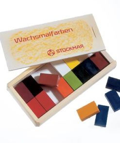 Mattoncini a cera 16 colori Stockmar