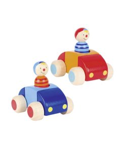 Macchinina con omino squeaker Goki