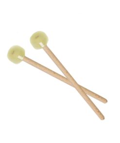 Coppia bacchette con testa di gomma Auris