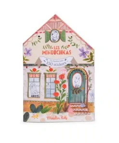 Quaderno da colorare + 150 adesivi Les Minouchkas Moulin Roty