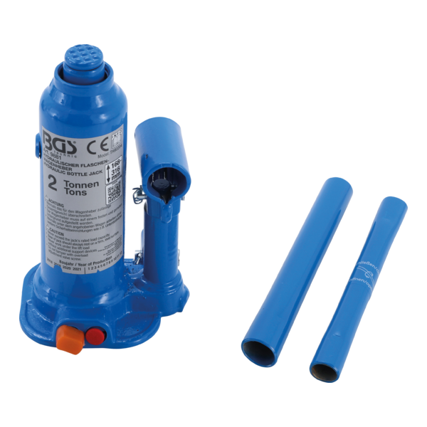 Martinetto idraulico 2T, Crick di sollevamento BGS – Portata 2 Tonnellate - immagine 2